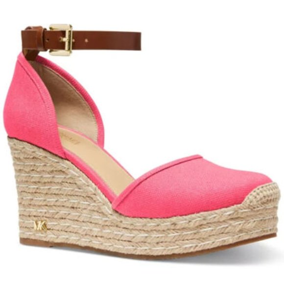 MICHAEL Michael Kors Kendrick Espadrille Wedge Sandals - Picture 1 of 1